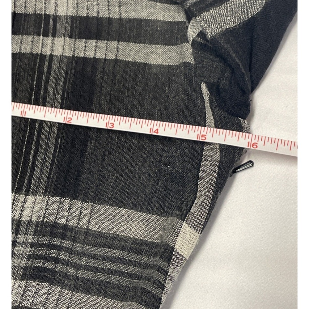 Burberry Brit Black And White Nova Check Dress with feathers and bouclé Womens M - Picture 8 of 12
